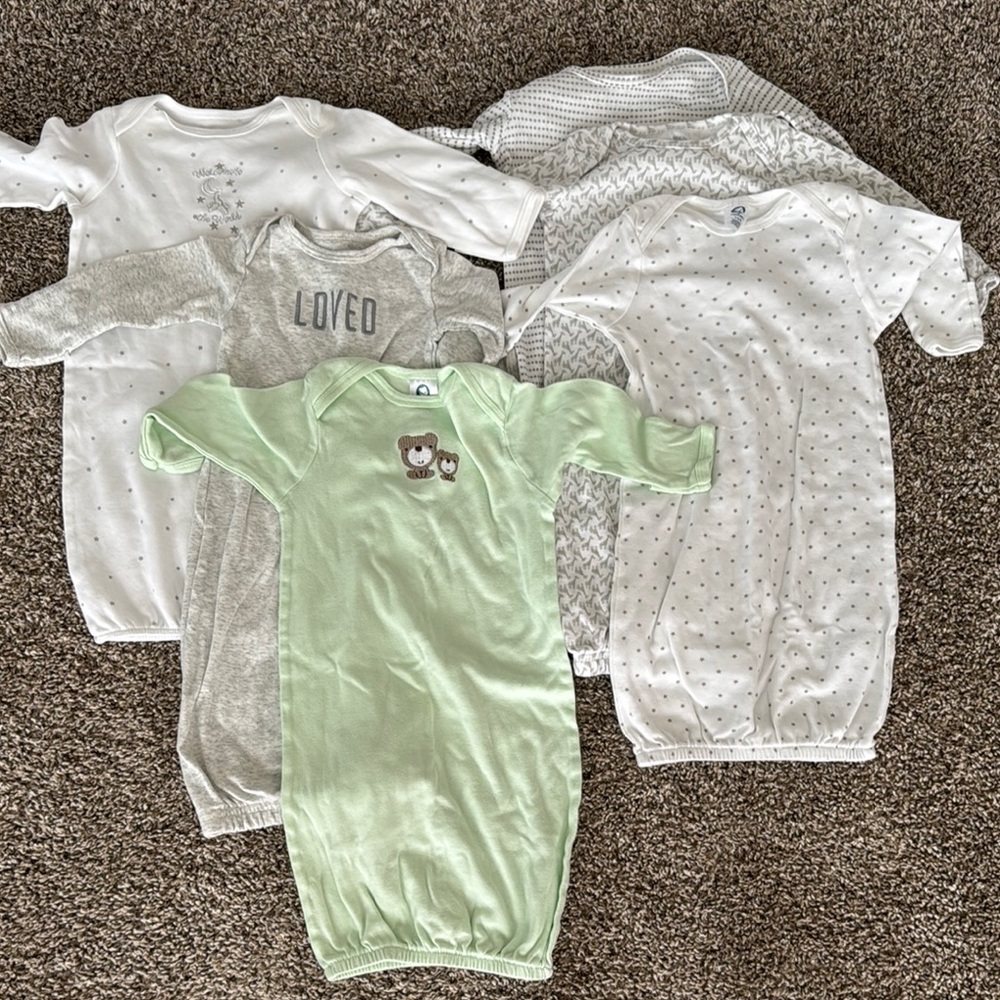 Baby Sleep Gowns Set - Gender Neutral